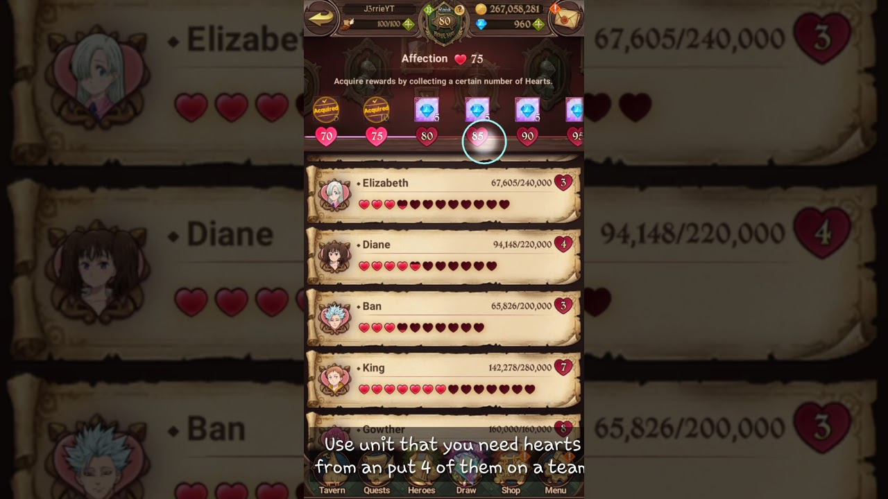 7DS How I Maximize My Gold & Affection Gain Using Tickets On Seven Deadly Sins Grand Cross Gobal