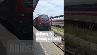 Ablösung für Güterzug auf Gleis 1