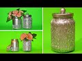 DIY Simply Idea from Glass Jar / DIY Home Decoration Idea from Recycled Materials 😊