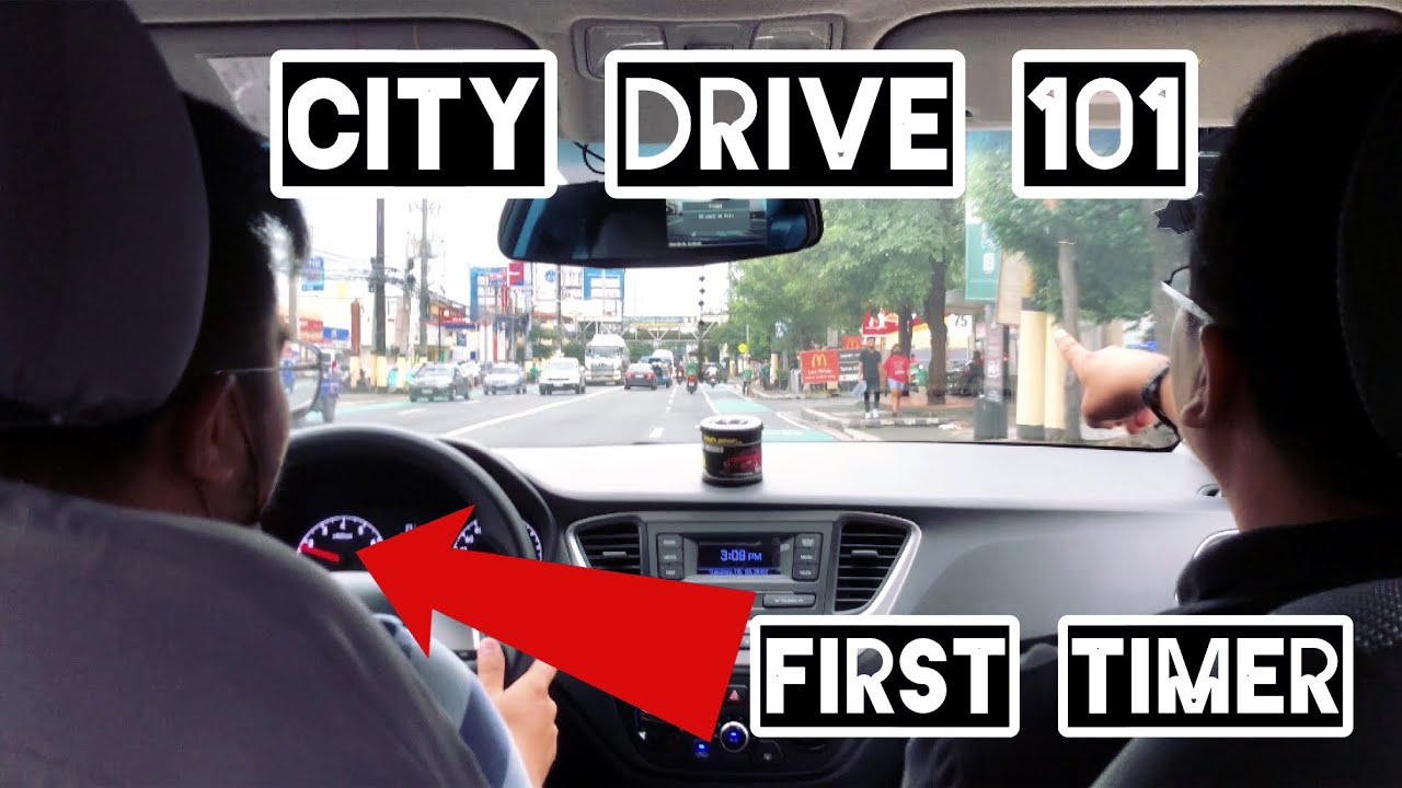 FIRST TIME magdrive sa METRO MANILA | Driving Lesson 101