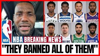 LeBron James LOSES IT After Adam Silver's Announcement Over NBA Bans