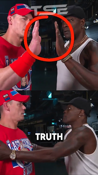 Did You Miss The Hidden Message Between R-Truth And John Cena? 😨