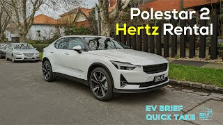 Renting a Polestar 2 from Hertz - What You Need to Know to Get Started