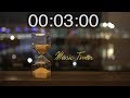 3 Minute Timer Sand Clock / Music Timer