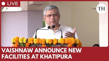 Ashwini Vaishnaw inaugurates passenger amenities at Khatipura railway station in Jaipur