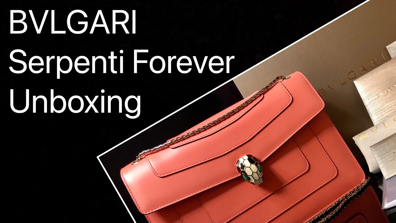 Bvlgari Serpenti Forever Top Handle Bag Unboxing 