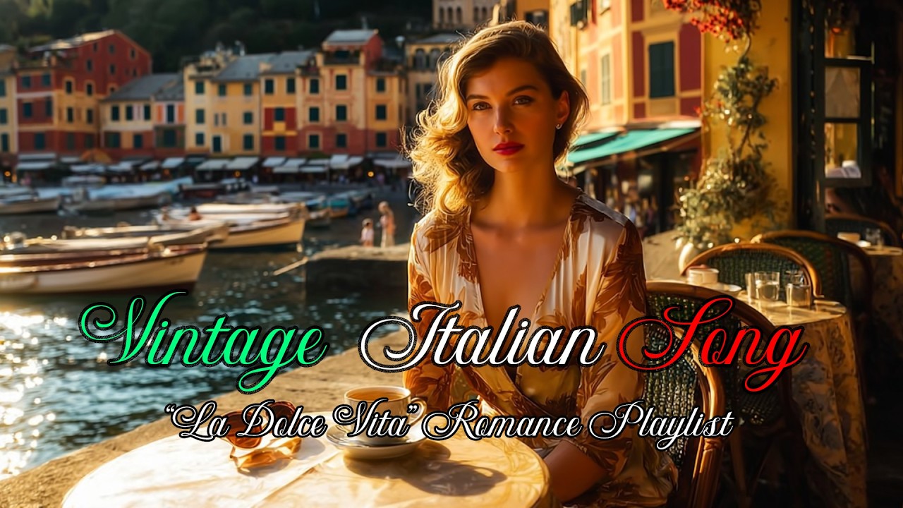 Rome Night Serenades 🌙 | Vintage Italian Love Songs Playlist
