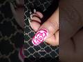 White Base Pink Rose Nail Art 🌹 | Easy Floral Design 💅 #shorts #naildesign