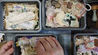 Let's Get Organized Week 1- Scraps Organize and Use! Scrap Clusters