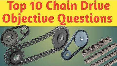 NMDC Junior Officer Top 10 Chain Drive Objective Questions And Answer For All Competitive Exams ||