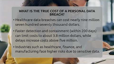 What Is The True Cost Of A Personal Data Breach? - Everyday-Networking