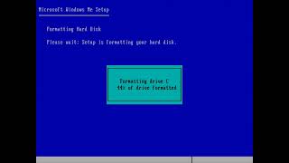 Microsoft Windows Me Realtime Installation (86box)