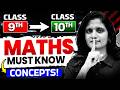 9th Class Most Important Maths Topics for 10th | Don’t Miss These! | Swetha Mam