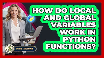 How Do Local And Global Variables Work In Python Functions? - Python Code School