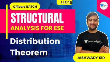 L 18 | Distribution Theorem | Structural Analysis #ESE by Aishwary Sir
