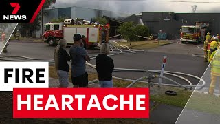 Family-owned business gutted by fire in Melbourne’s east | 7NEWS