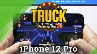 Truck Simulator 2018 Gameplay on iPhone 12 Pro – Test Gaming Abilities screenshot 3