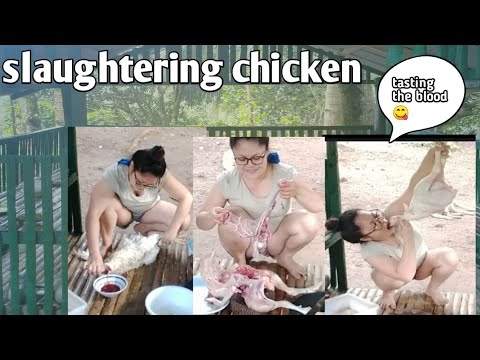 slaughtering chicken for 9th birthday of my youngest|Ka Tunah