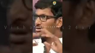 Avan Ivan Lady Getup for Puratchi Thalapathy Vishal Speech
