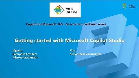Getting started with Microsoft Copilot Studio