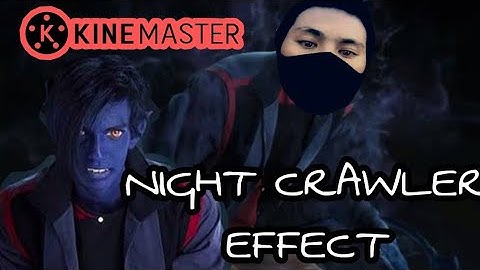 NIGHT CRAWLER black smoke teleportation effect - using Kinemaster+Capcut
