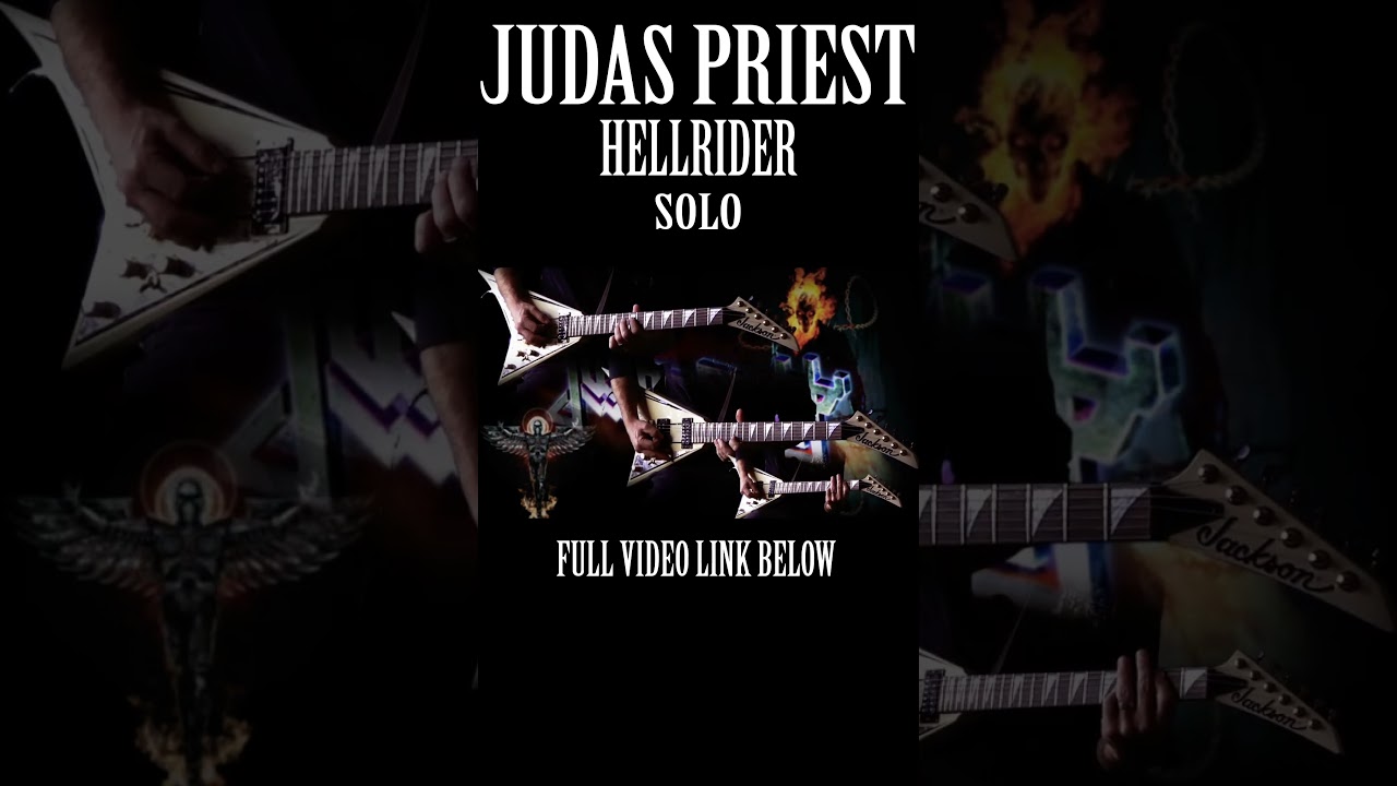 Judas Priest - Hellrider #shorts #guitarcover #guitarsolo