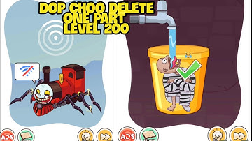 Dop choo delete one part level 200 gameplay walkthrough game review