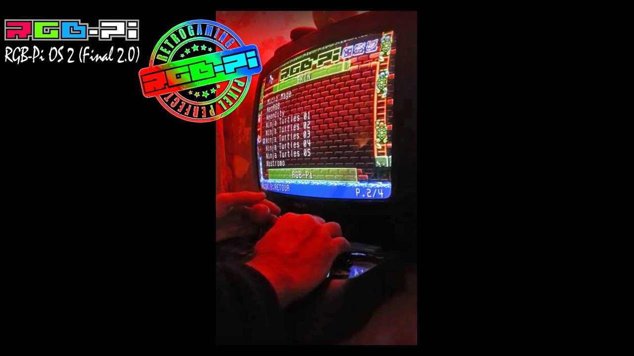 RGB-Pi OS 2 (Final 2.0 20201212) vidéos test 02 - YouTube