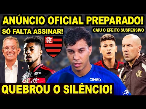 FLAMENGO JÁ PREPAROU O ANÚNCIO OFICIAL! FONTE LIGADA A KAIO JORGE QUEBRA SILÊNCIO! PUNIÇÃO CARRASCAL thumbnail