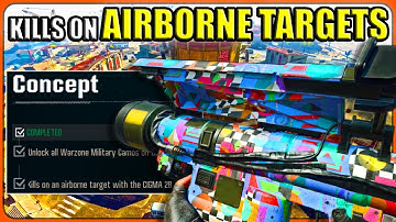 How To Get Kills On Airborne Targets With Cigma In Warzone