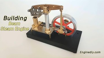 Building RETROL Full Metal Beam Steam Engine - EngineDIY