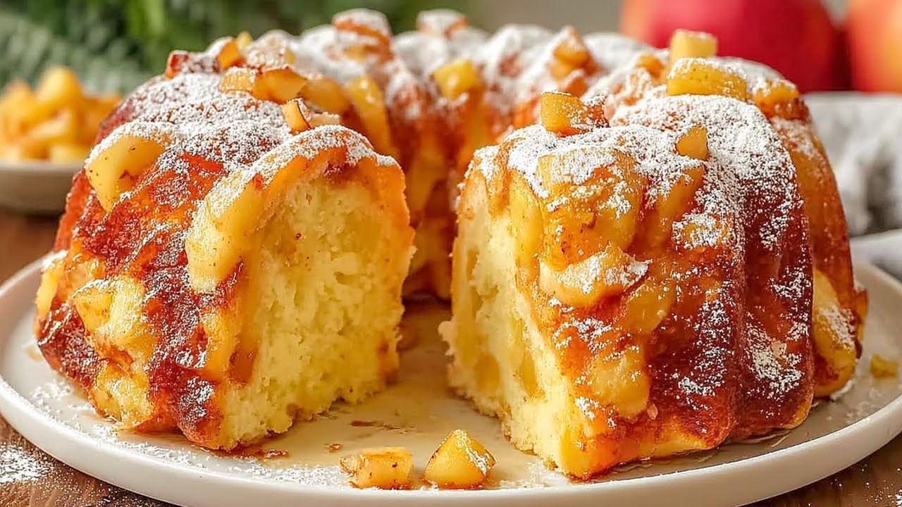 Секретный Яблочный Пирог Бабушки за 5 Минут! Супер Мягкий и Моментально Тает во Рту!