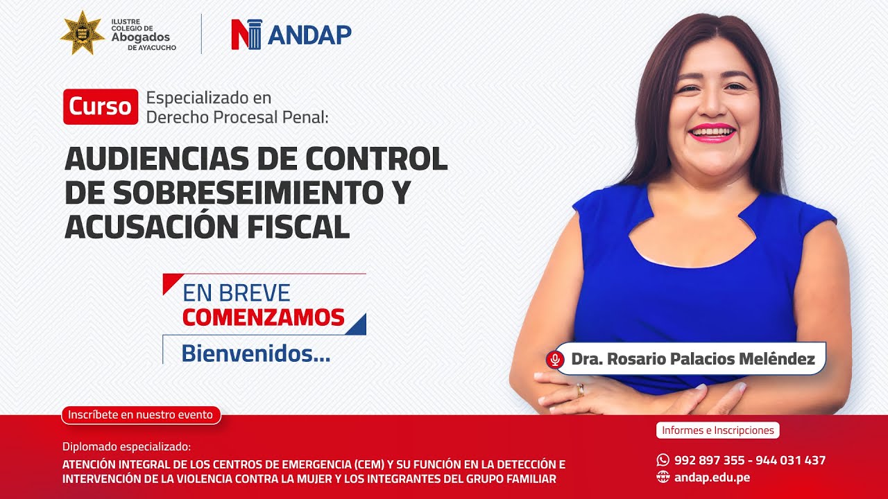 AUDIENCIA DE CONTROL DE ACUSACIÓN Y SOBRESEIMIENTO