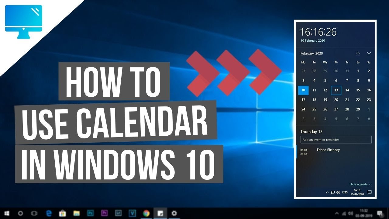 How To Set Events And Reminders In Windows 10 Calendar Guide YouTube