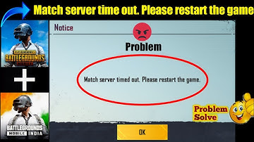 How To Fix Match server timed out Please restart the game Problem In Pubg & Bgmi 2023 😠 | IC PUBG YT