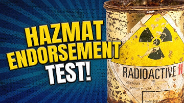 Hazmat Endorsement Practice Test 2026 CDL Hazmat Certification Exam Questions
