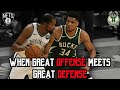 The Basketball CHESS Match Between The Brooklyn Nets And Milwaukee Bucks