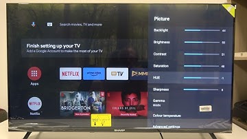How To Adjust HUE In Sharp 40FH7EA