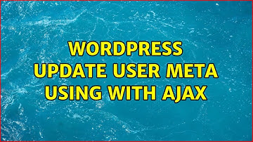 Wordpress: Update user meta using with ajax