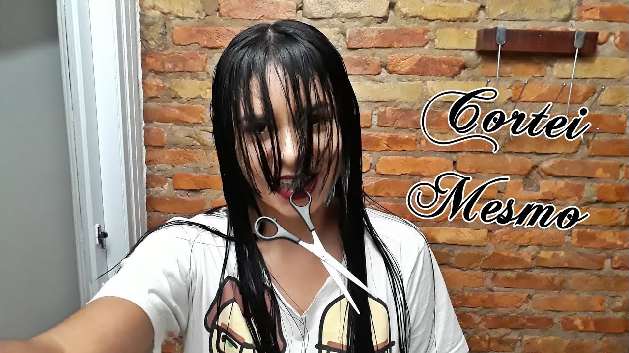 COMO CORTO MEU CABELO HENEZADO EM CASA| REE ROBADÊ