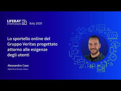 Liferay Symposium Italy 2020 - Lo sportello online del Gruppo Veritas