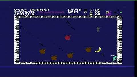 C64 Ancipital tape-loader & gameplay.