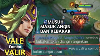 VALE & VALIR ! COMBO YANG SESAT BAGI MUSUH! BIKIN MUSUH MASUK ANGIN,GAK BISA GERAK & BERANTEM! MLBB