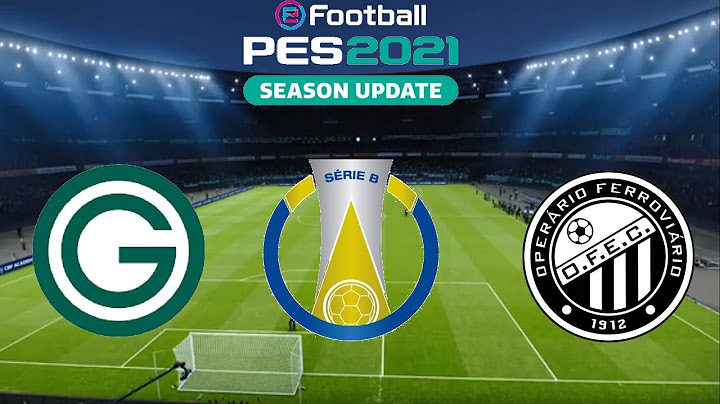 GOIÁS X OPERÁRIO-PR - BRASILEIRÃO SÉRIE B - 15ª RODADA 30/07/21 [PES 2021]