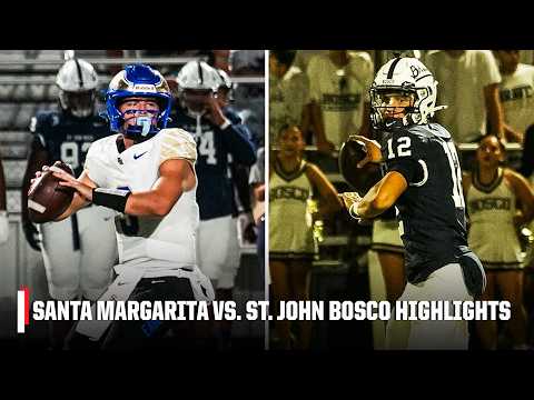 No. 6 Santa Margarita (CA) vs. No. 11 St. John Bosco (CA) | Full Game Highlights | SC Next Showcase
