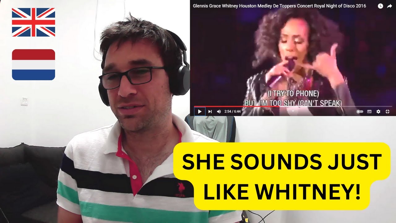 British Men React To Glennis Grace - Whitney Houston Medley