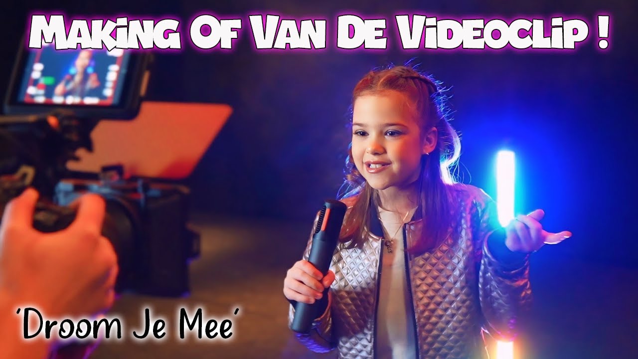 ZO WERD DE VIDEOCLIP 'DROOM JE MEE' GEMAAKT !! (DAG VAN HAAR LEVEN !!)