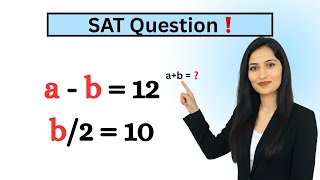This SAT Question Easier Than It Looks🙇‍♀️|SAT Question Everyone Got Wrong❌❌ #SAT#SATquestion#maths Wealth