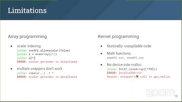 [JuliaGPU] A brief introduction to oneAPI.jl by Dr. Tim Besard