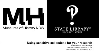Webinar: Using sensitive collections for your research